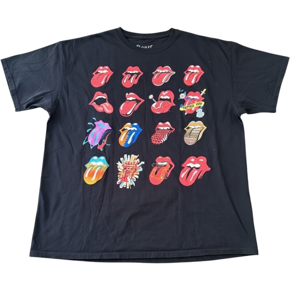The Rolling Stones No Filter Tour 2021 Band Concert T-Shirt Mens Black XL